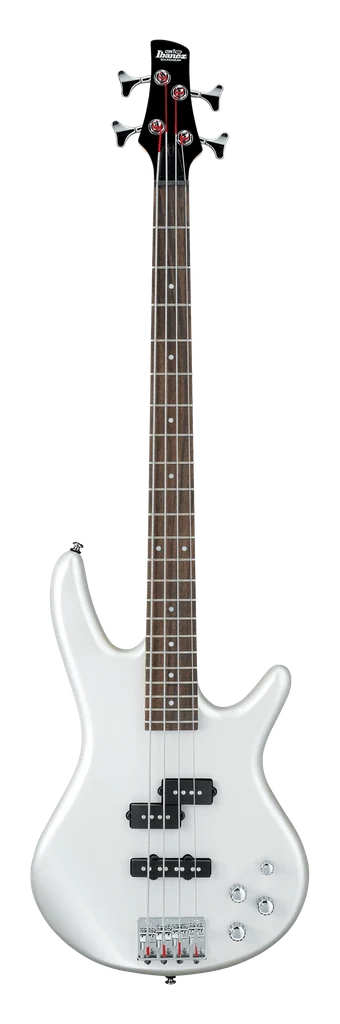 Bajo eléctrico Ibanez GIO GSR200PW en color blanco perlado