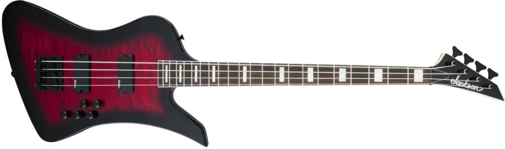 Bajo eléctrico Jackson Kelly Bird JS3Q Red Burst - Imagen 3