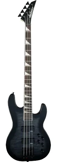 Bajo eléctrico Jackson Concert Bass JS3VQ en acabado transparente negro