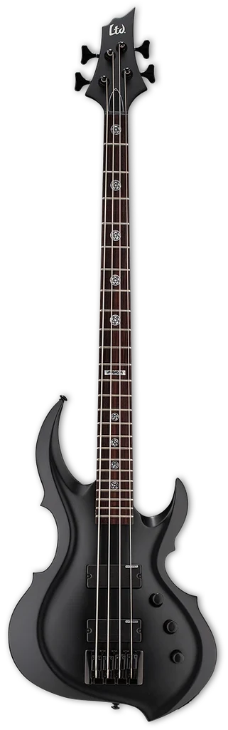 Bajo eléctrico ESP LTD TA-204 FRX Black Satin