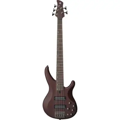 Bajo eléctrico Yamaha TRBX505 TBR 5 cuerdas activo/pasivo color marrón