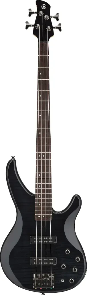 Bajo eléctrico Yamaha TRBX604FMTBL de 4 cuerdas activo