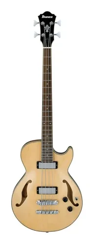 Bajo semiacústico de 4 cuerdas cuerpo hollow serie Artcore Bass Ibanez AGB200-NT