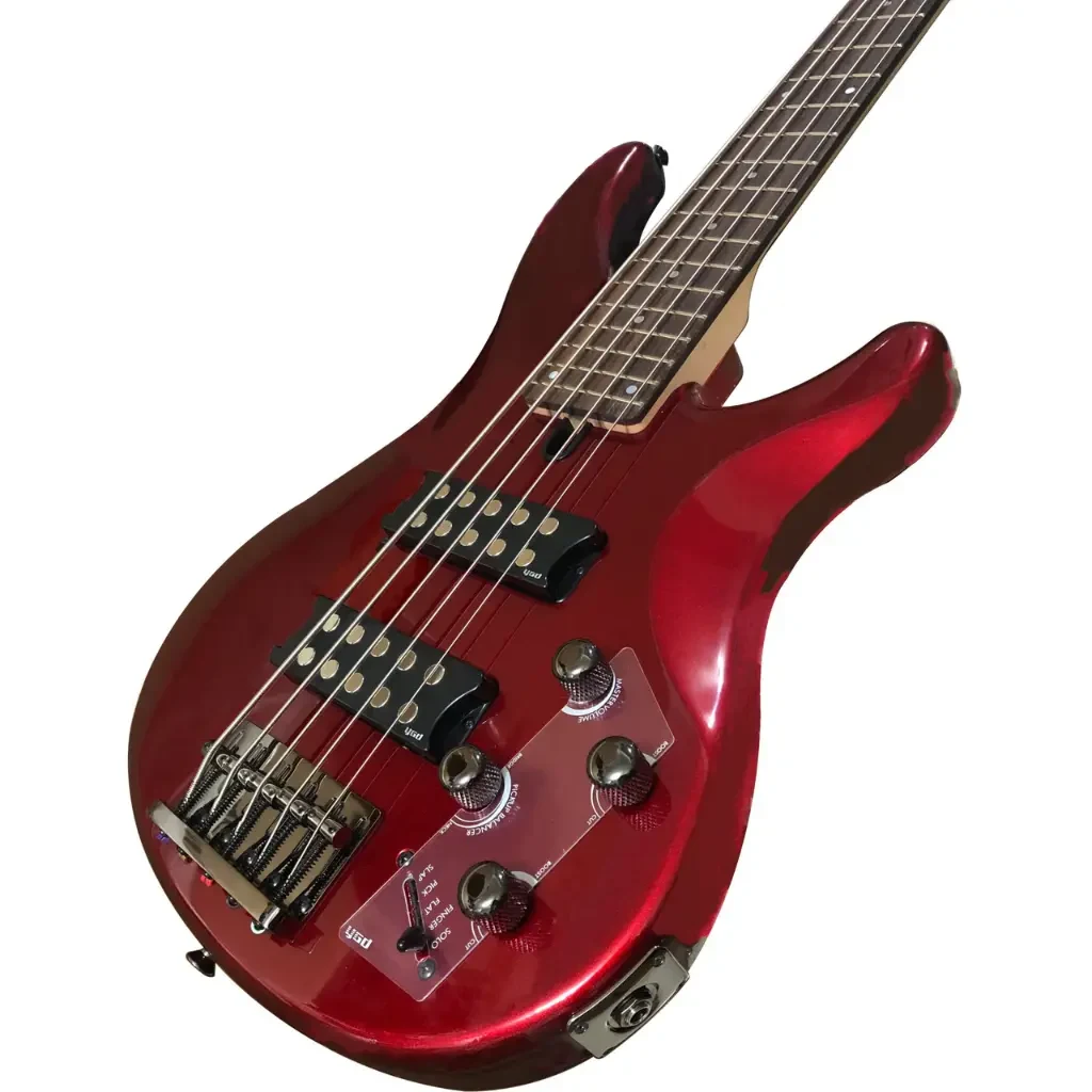 Bajo eléctrico Yamaha TRBX305 de 5 cuerdas color rojo candy apple - Imagen 6
