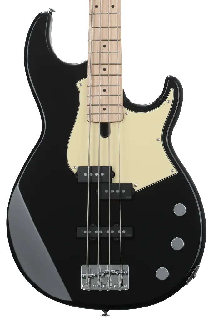 Bajo eléctrico Yamaha BB434MBL con diapasón de arce, 4 cuerdas, color negro - Imagen 2