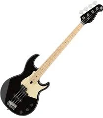 Bajo eléctrico Yamaha BB434MBL con diapasón de arce, 4 cuerdas, color negro - Imagen 3