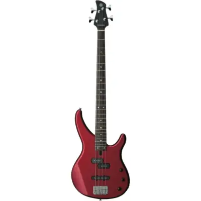 Bajo eléctrico pasivo Yamaha TRBX174RM de 4 cuerdas color rojo