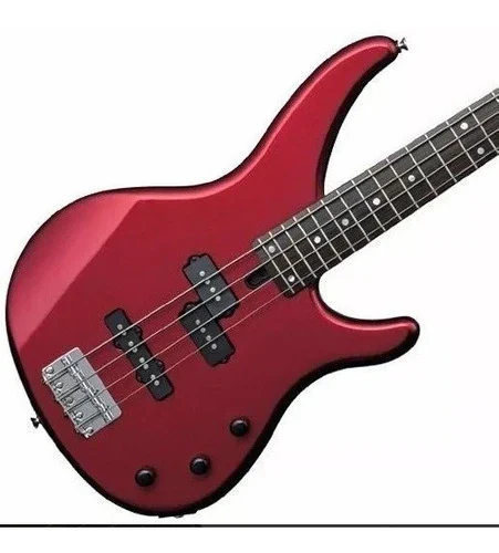 Bajo eléctrico pasivo Yamaha TRBX174RM de 4 cuerdas color rojo - Imagen 6