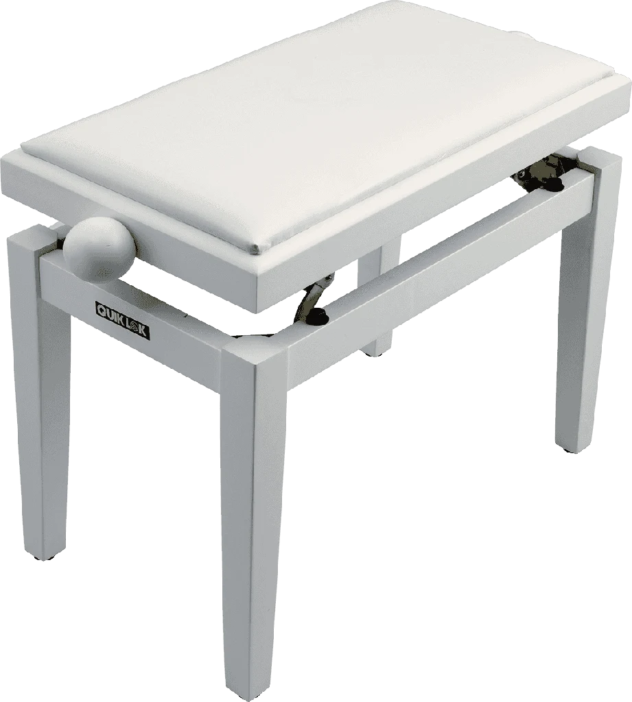 Banqueta para Piano QuikLok PB/100WHS Blanco Mate