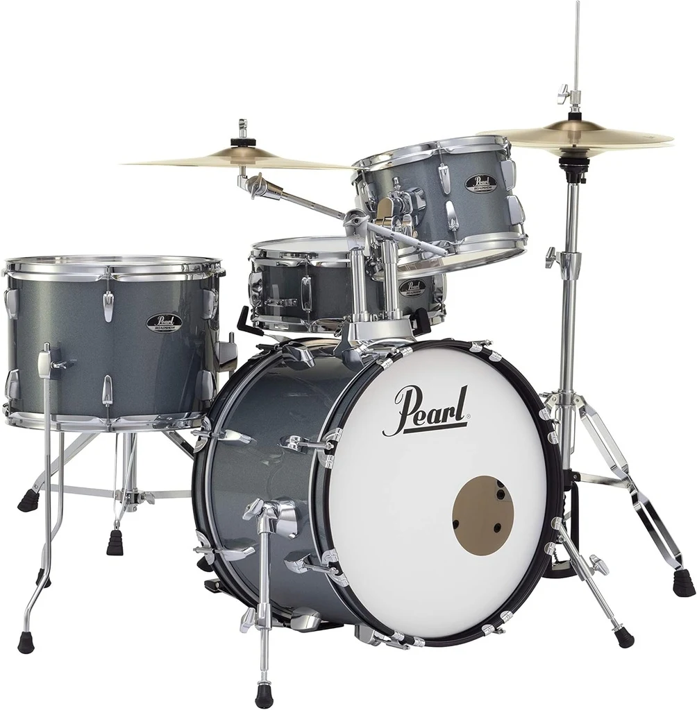 Batería de 5 Piezas Pearl Roadshow 20" con Herrajes, Banco y Platillos - Imagen 2