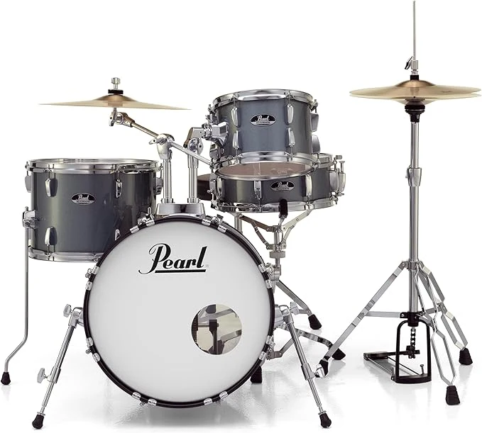 Batería de 5 Piezas Pearl Roadshow 20" con Herrajes, Banco y Platillos - Imagen 4