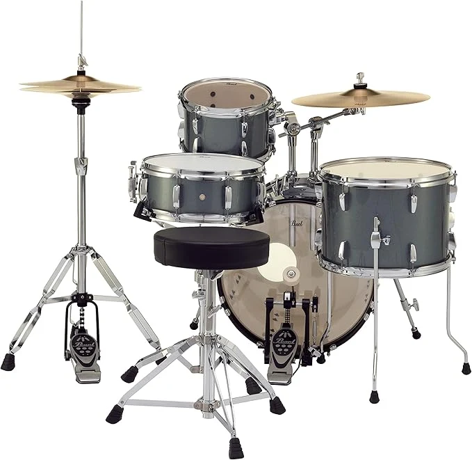 Batería de 5 Piezas Pearl Roadshow 20" con Herrajes, Banco y Platillos - Imagen 5