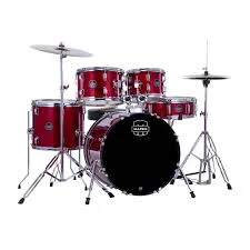 Batería Mapex 5 Piezas, Serie Comet Color Infra Red