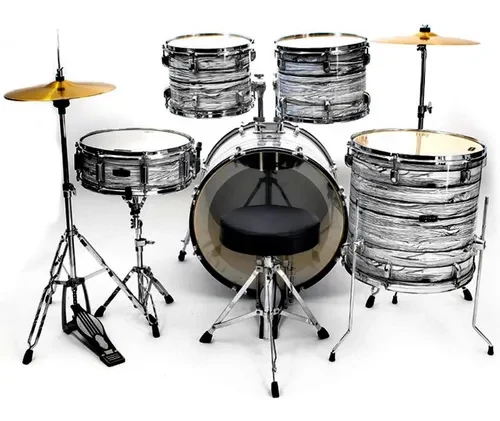 Batería Mapex Tornado con Acabado de Madera Blanca - Imagen 2