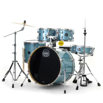 Batería Mapex Venus Aqua Blue Sparkle de 5 Piezas
