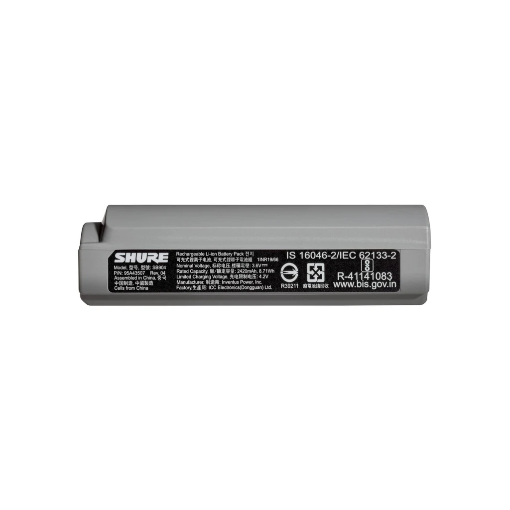 Batería Recargable Shure SB904 - Imagen 4