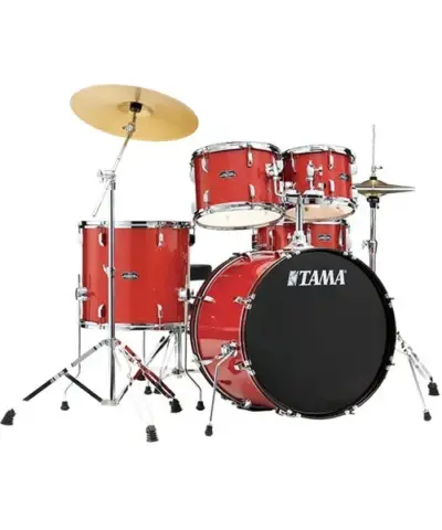 Batería Tama Stagestar de 5 Piezas Color Rojo Brillante