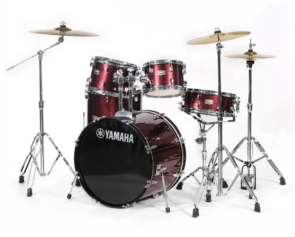 Batería Yamaha Rydeen de 5 Piezas con Herrajes y Platillos