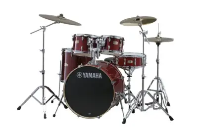 Batería Yamaha SBP2FS5CR Stage Custom Abedul Cranberry Red