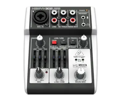 Mezcladora Analógica Behringer XENYX 302USB