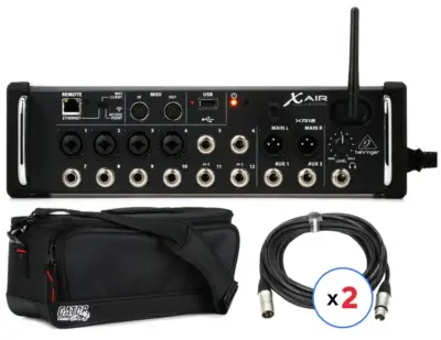 Mezcladora Digital Behringer XR12 con Funda Gator 1306