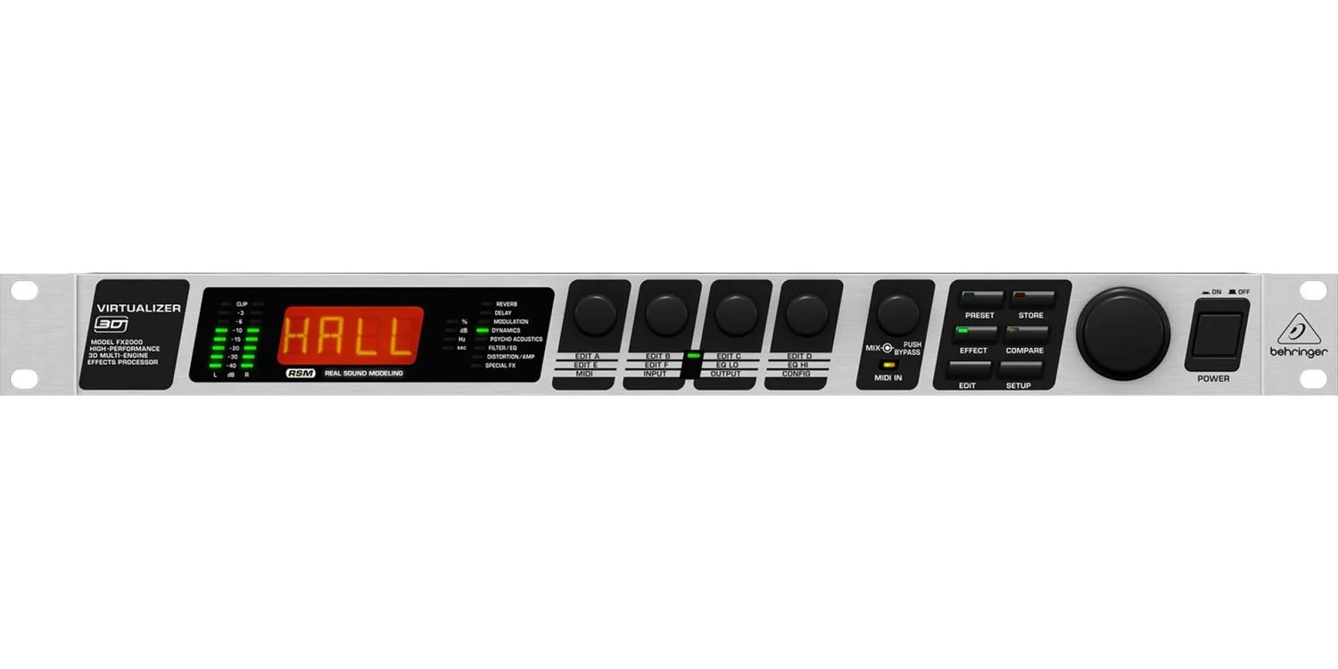 Behringer Procesador de Efectos Multimotor 3D FX2000 - Imagen 2