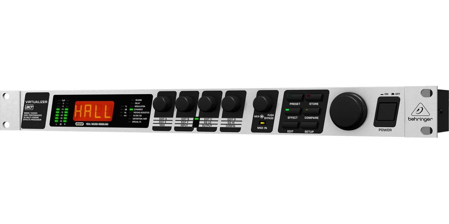 Behringer Procesador de Efectos Multimotor 3D FX2000 - Imagen 4