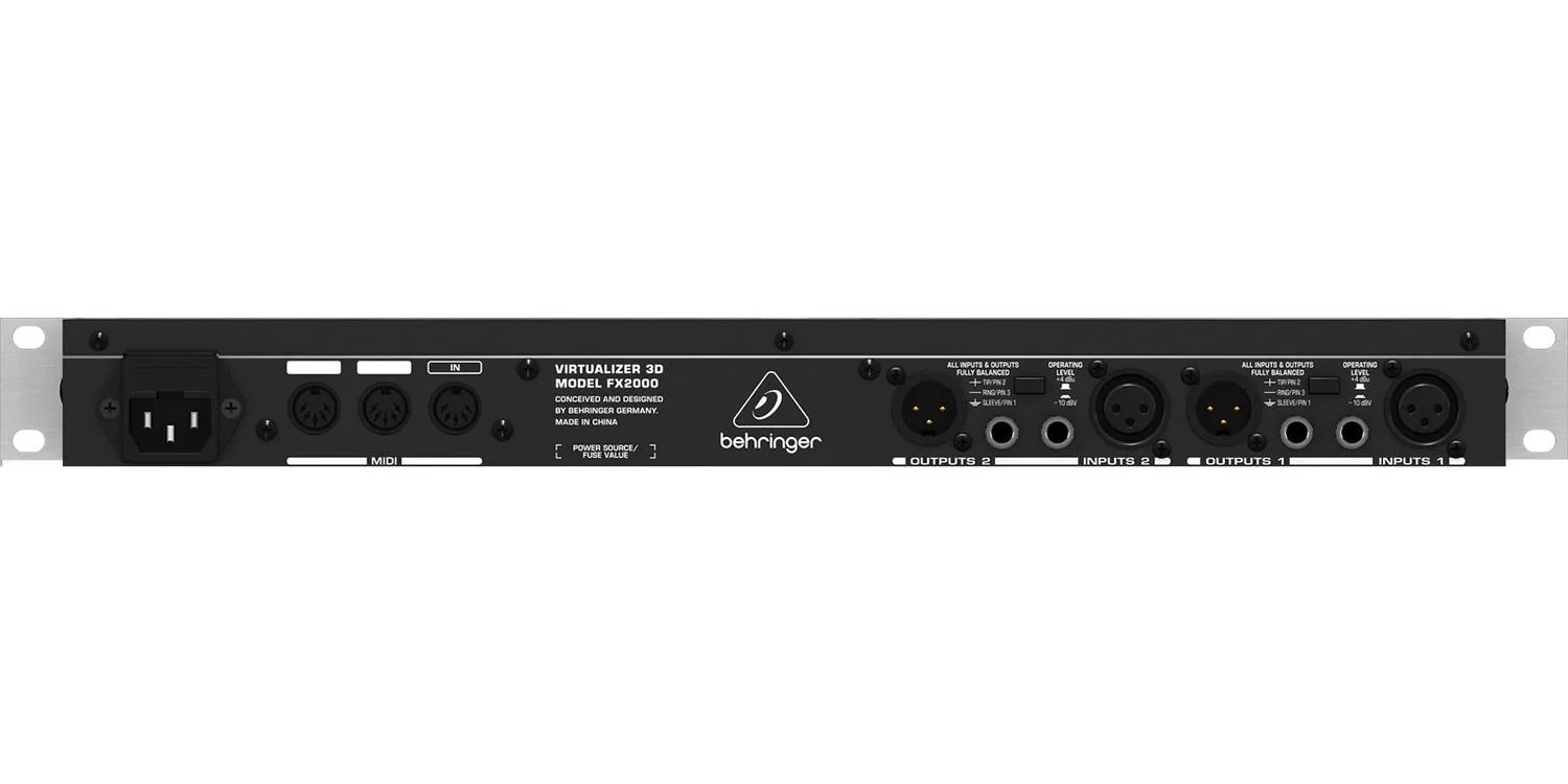Behringer Procesador de Efectos Multimotor 3D FX2000 - Imagen 5
