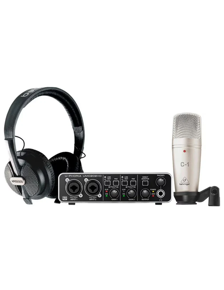Behringer U-Phoria Studio Pro Sistema Completo de Grabación