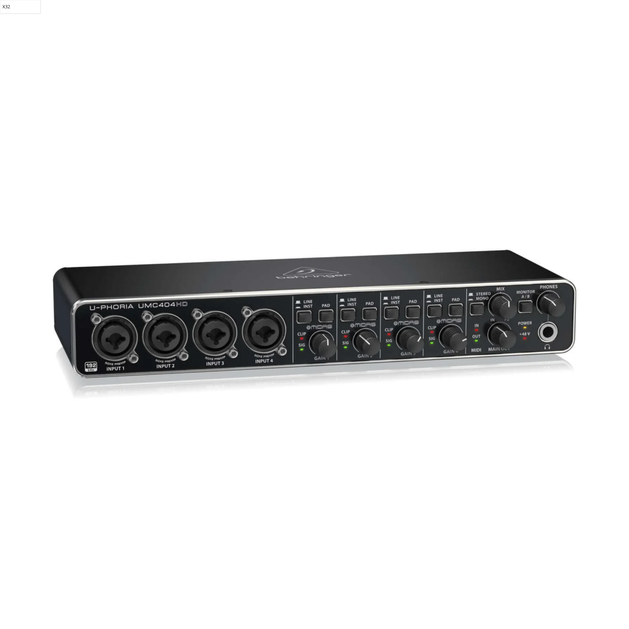 Behringer UMC404HD Interfaz de Audio USB 4x4