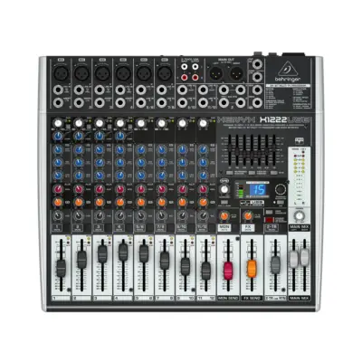 Mezcladora Behringer XENYX X1222USB de 12 Canales con Interfaz USB