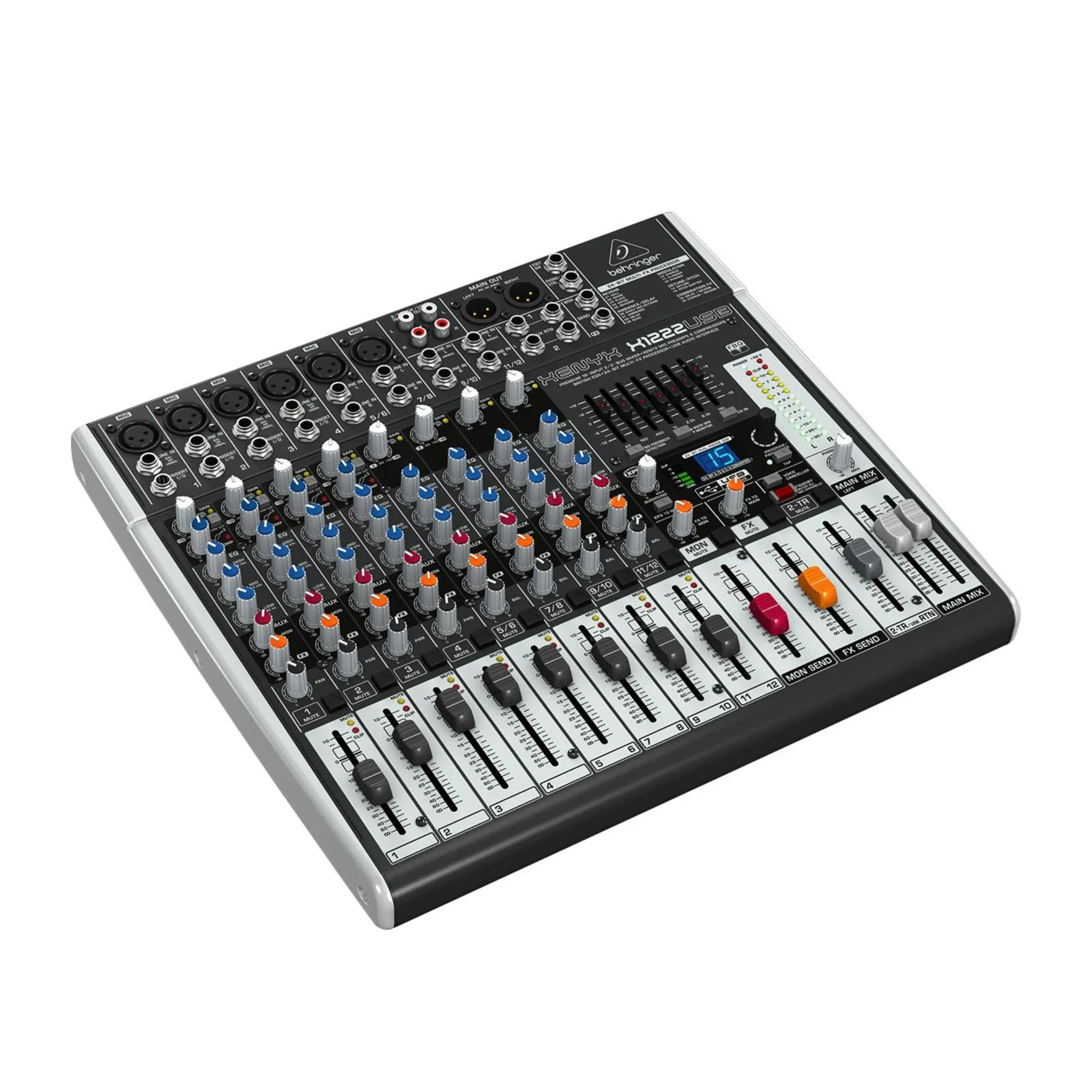 Mezcladora Behringer XENYX X1222USB de 12 Canales con Interfaz USB - Imagen 2