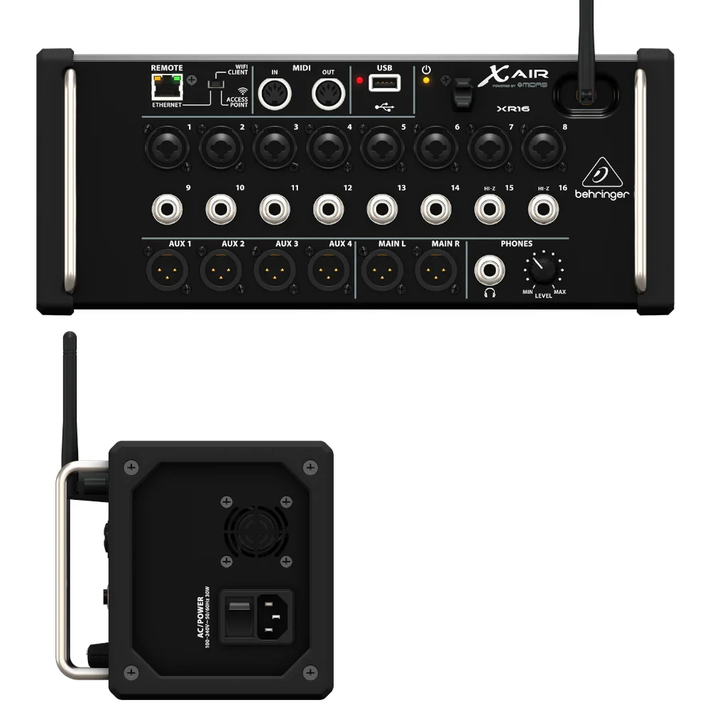 Mezcladora Digital Behringer XAIR-XR16 con Control WiFi