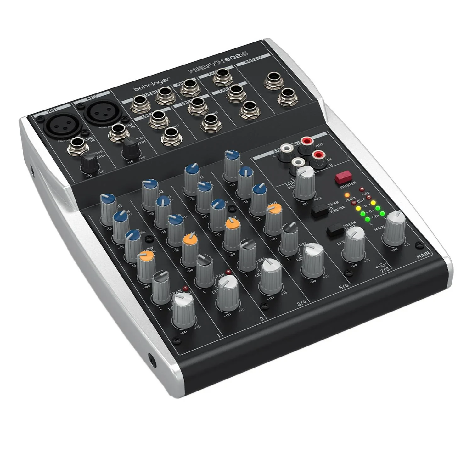 Mezcladora Analógica Compacta Behringer Xenyx 802S de 8 Canales - Imagen 2