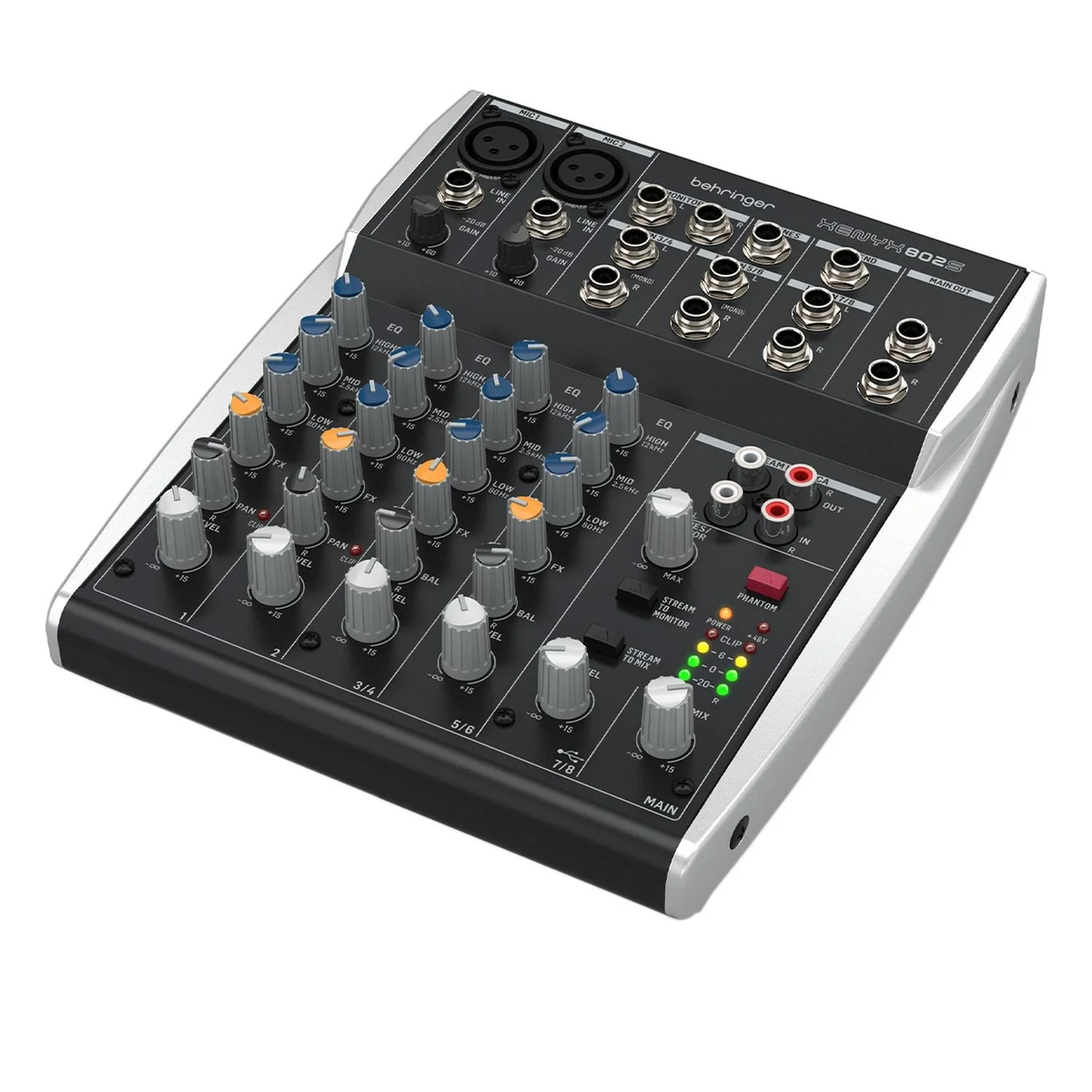 Mezcladora Analógica Compacta Behringer Xenyx 802S de 8 Canales - Imagen 3