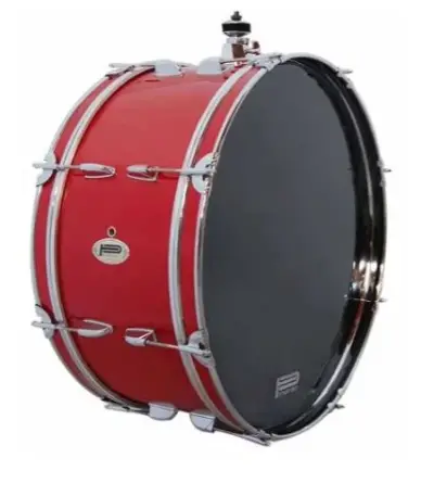 Bombo Power Beat R4V3NDRVMZ 18" x 14" Rojo Metálico con Soporte para Platillo y Baquetón