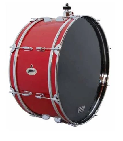 Bombo Power Beat R4V3NDRVMZ 18" x 14" Rojo Metálico con Soporte para Platillo y Baquetón