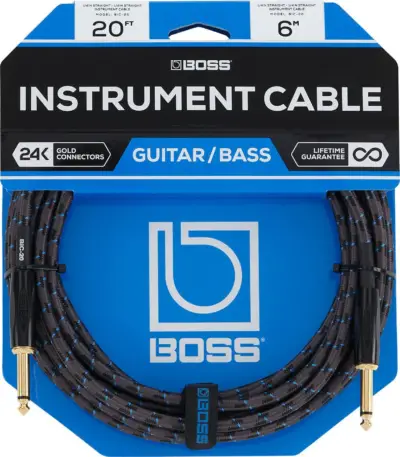 Cable de instrumento BOSS BIC20 de 6 metros