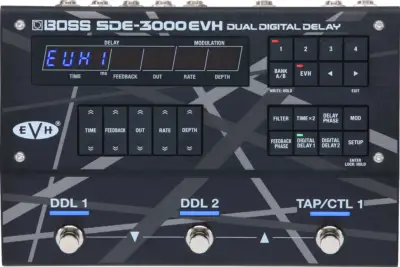 Pedalera Dual Delay BOSS SDE3000EVH Signature Eddie Van Halen