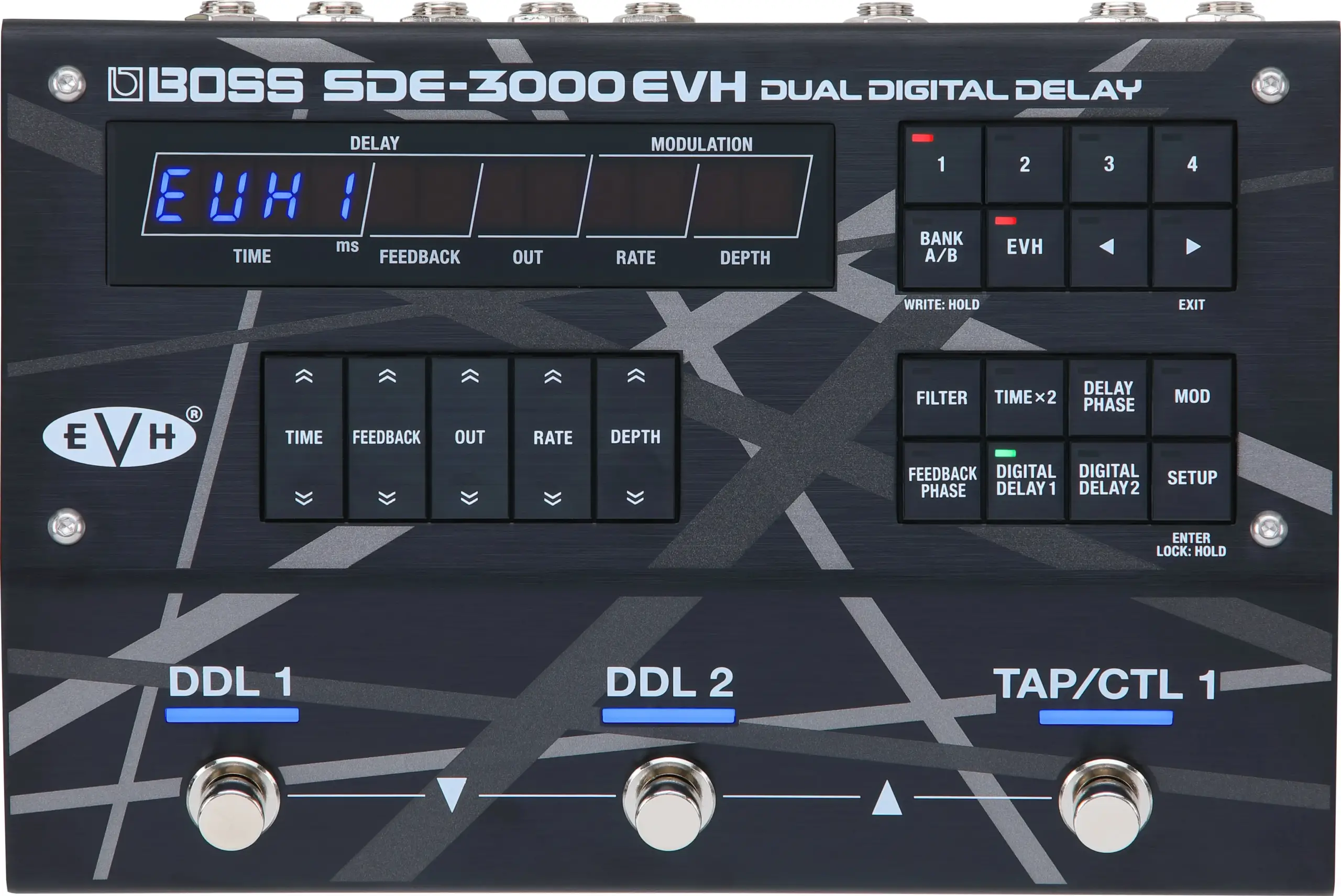 Pedalera Dual Delay BOSS SDE3000EVH Signature Eddie Van Halen