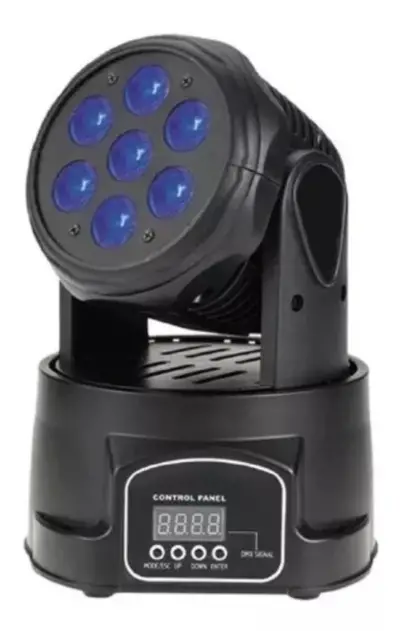 Cabeza Móvil Mini 7 LEDs Lucendi
