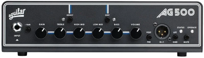 Cabezal amplificador Aguilar AG500V2 500W para bajo eléctrico