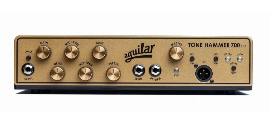 Cabezal Amplificador para Bajo Aguilar Tone Hammer 700 LTD Gold