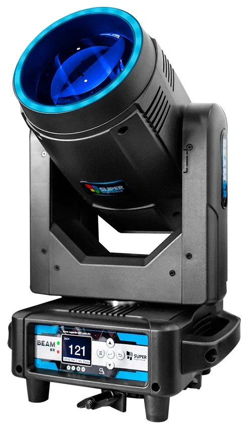 Cabezas Beam 8R con aro LED 250W y estuche - Imagen 4