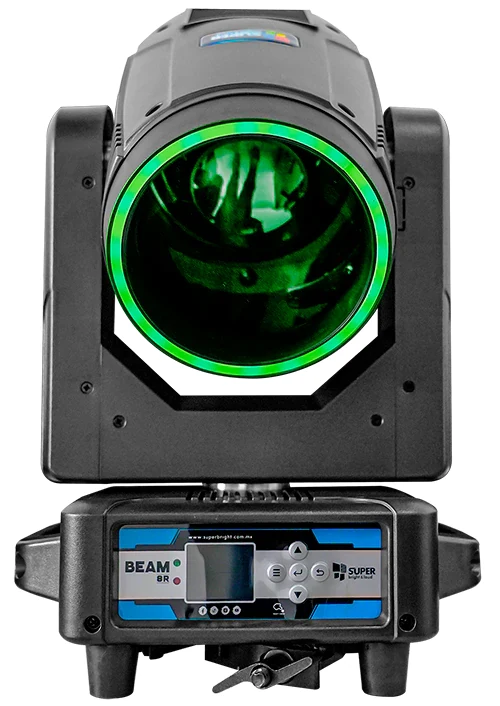 Cabezas Beam 8R con aro LED 250W y estuche - Imagen 7