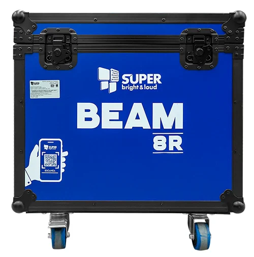 Cabezas Beam 8R con aro LED 250W y estuche - Imagen 8