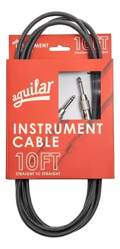 Cable Aguilar para instrumento de 3 metros con conectores Plug 1/4"