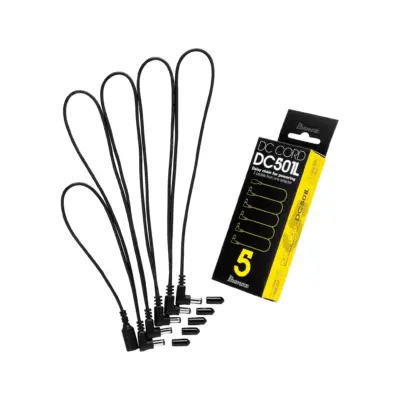 Cable distribuidor de corriente para cinco pedales Ibanez