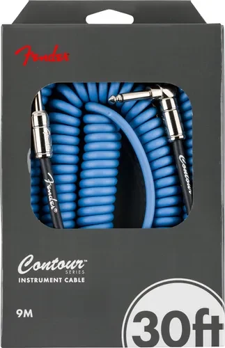 Cable Fender Contour Series Coil – 30 ft (Lake Placid Blue, 0990573002)