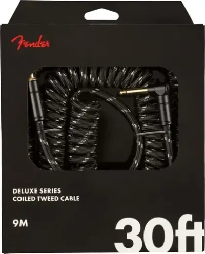 CABLE FENDER DELUXE COIL 30 PIES TWEED 0990823060